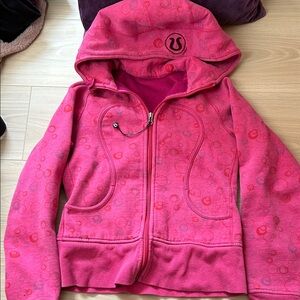 lululemon athletica Bright Pink Patterned Jacket